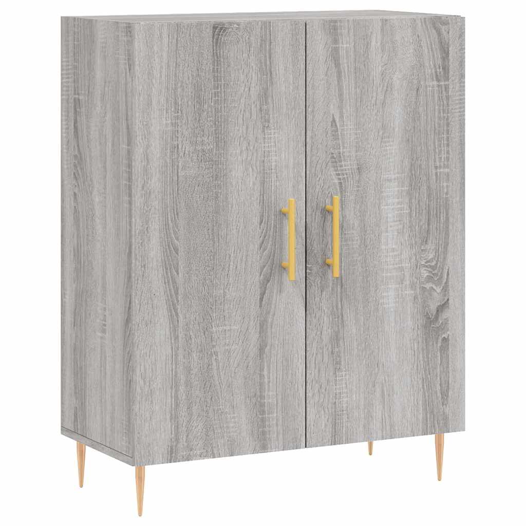 Ντουλάπι Γκρι Sonoma 69,5 x 34 x 180 εκ. Επεξεργασμένο Ξύλο