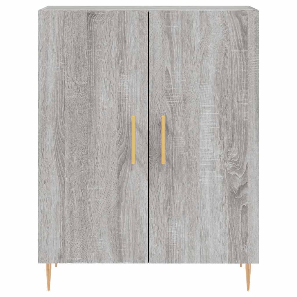 Ντουλάπι Γκρι Sonoma 69,5 x 34 x 180 εκ. Επεξεργασμένο Ξύλο
