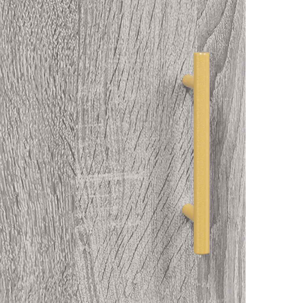 Ντουλάπι Γκρι Sonoma 69,5 x 34 x 180 εκ. Επεξεργασμένο Ξύλο