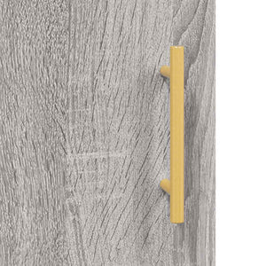 Ντουλάπι Γκρι Sonoma 69,5 x 34 x 180 εκ. Επεξεργασμένο Ξύλο