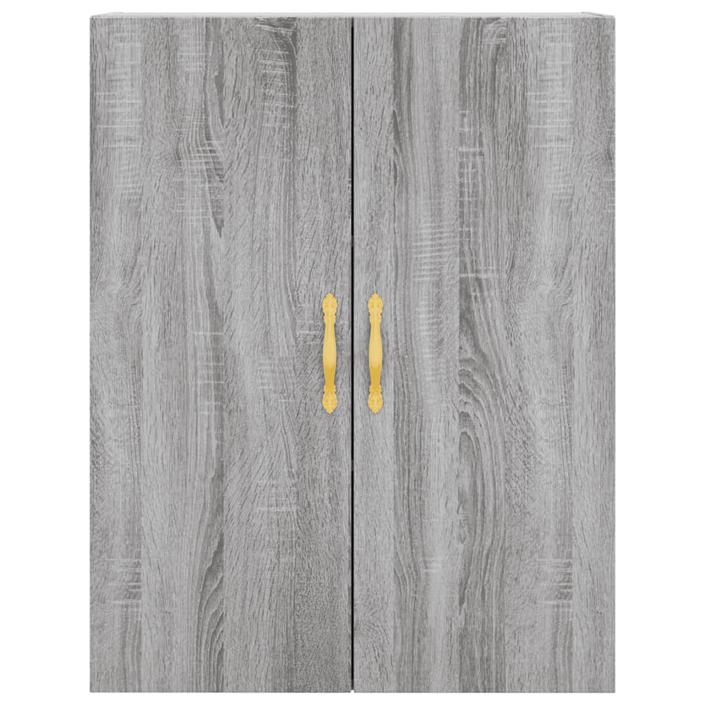 Ντουλάπι Γκρι Sonoma 69,5 x 34 x 180 εκ. Επεξεργασμένο Ξύλο