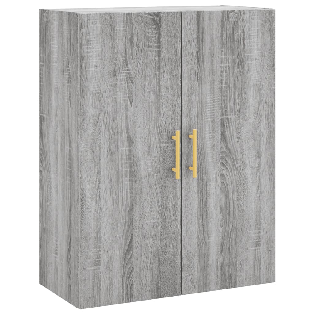 Ντουλάπι Γκρι Sonoma 69,5 x 34 x 180 εκ. Επεξεργασμένο Ξύλο