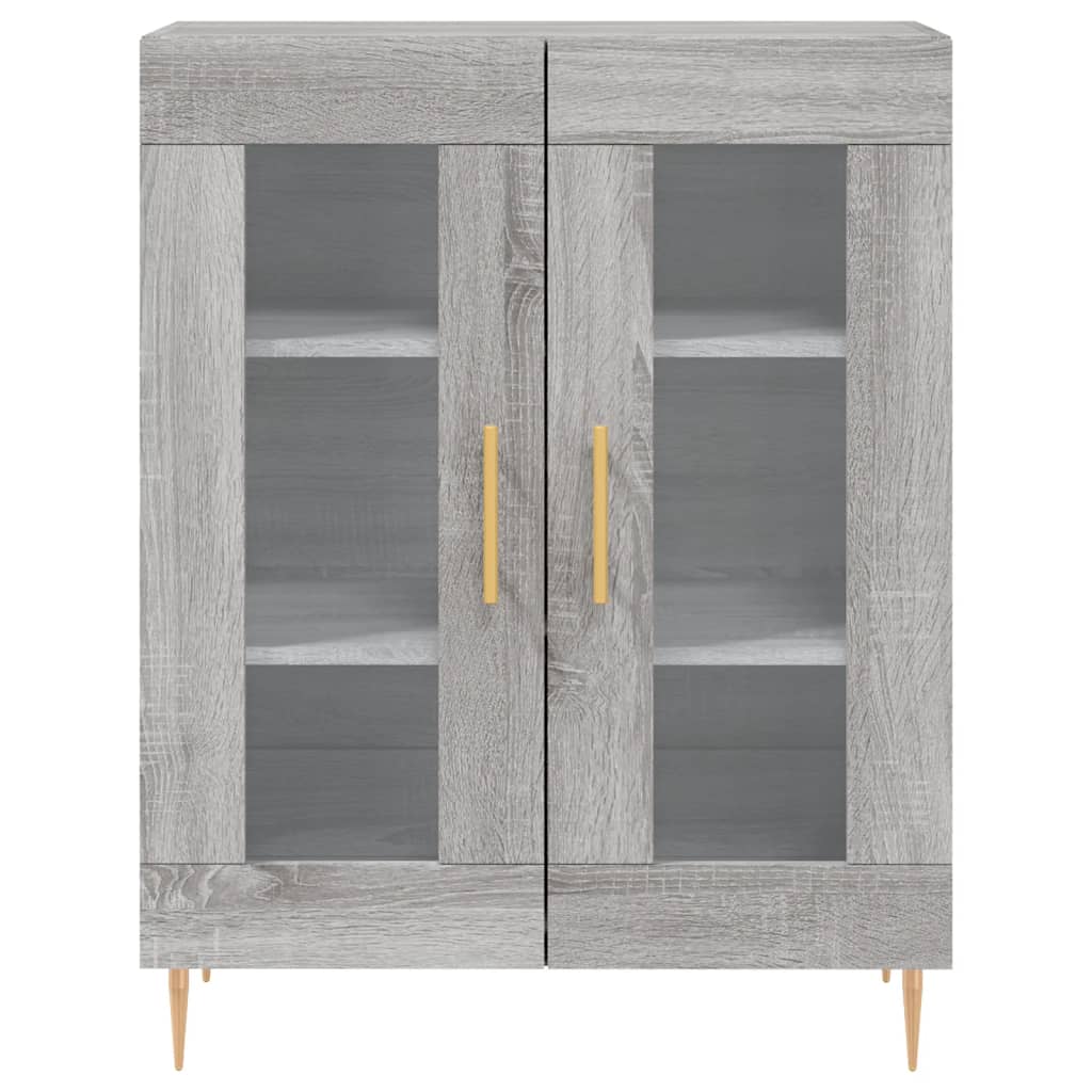 Ντουλάπι Γκρι Sonoma 69,5 x 34 x 180 εκ. Επεξεργασμένο Ξύλο
