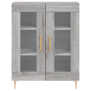 Ντουλάπι Γκρι Sonoma 69,5 x 34 x 180 εκ. Επεξεργασμένο Ξύλο