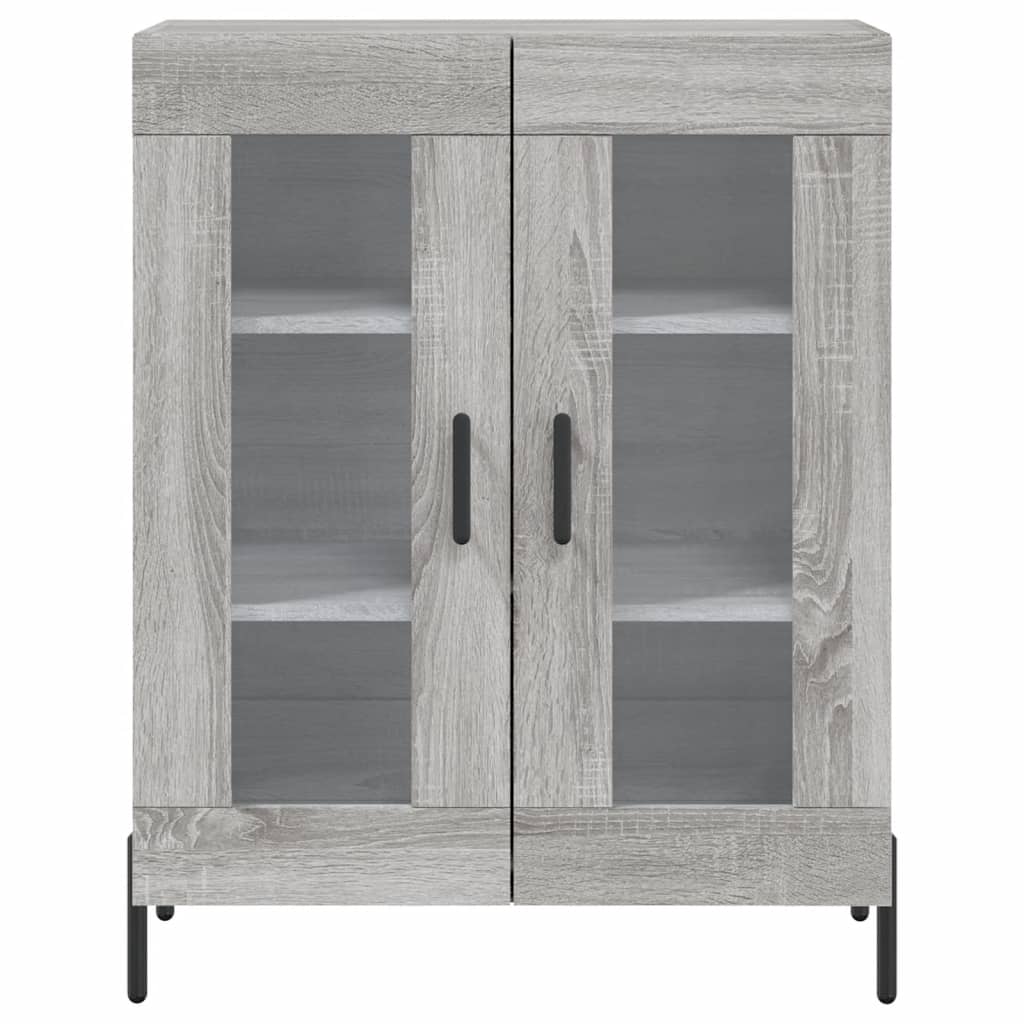 Ντουλάπι Γκρι Sonoma 69,5 x 34 x 180 εκ. Επεξεργασμένο Ξύλο - Pakobazaar