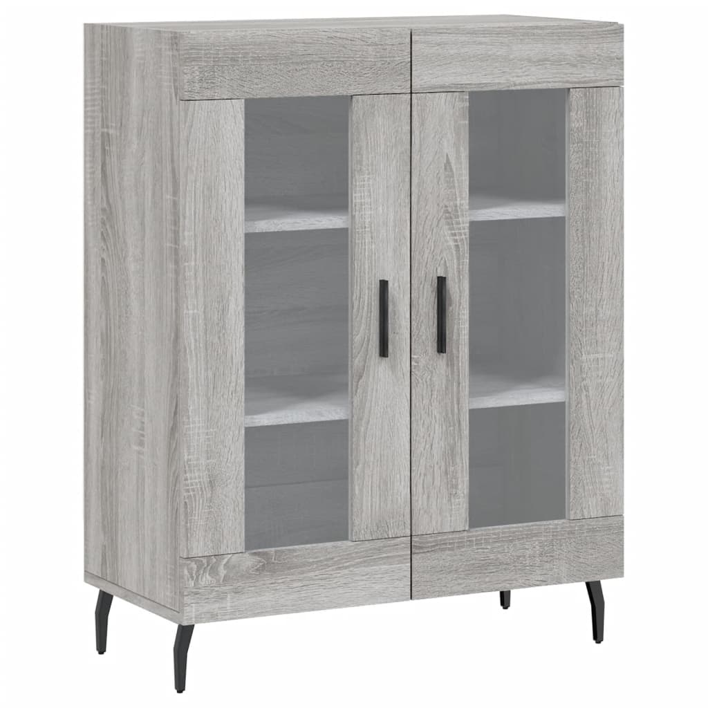 Ντουλάπι Γκρι Sonoma 69,5 x 34 x 180 εκ. Επεξεργασμένο Ξύλο