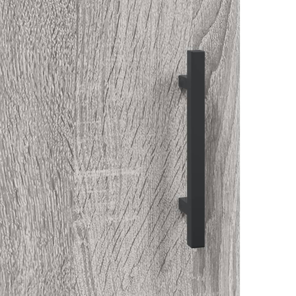 Ντουλάπι Γκρι Sonoma 69,5 x 34 x 180 εκ. Επεξεργασμένο Ξύλο