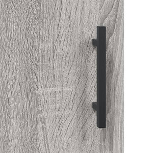Ντουλάπι Γκρι Sonoma 69,5 x 34 x 180 εκ. Επεξεργασμένο Ξύλο
