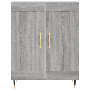Ντουλάπι Γκρι Sonoma 69,5 x 34 x 180 εκ. Επεξεργασμένο Ξύλο