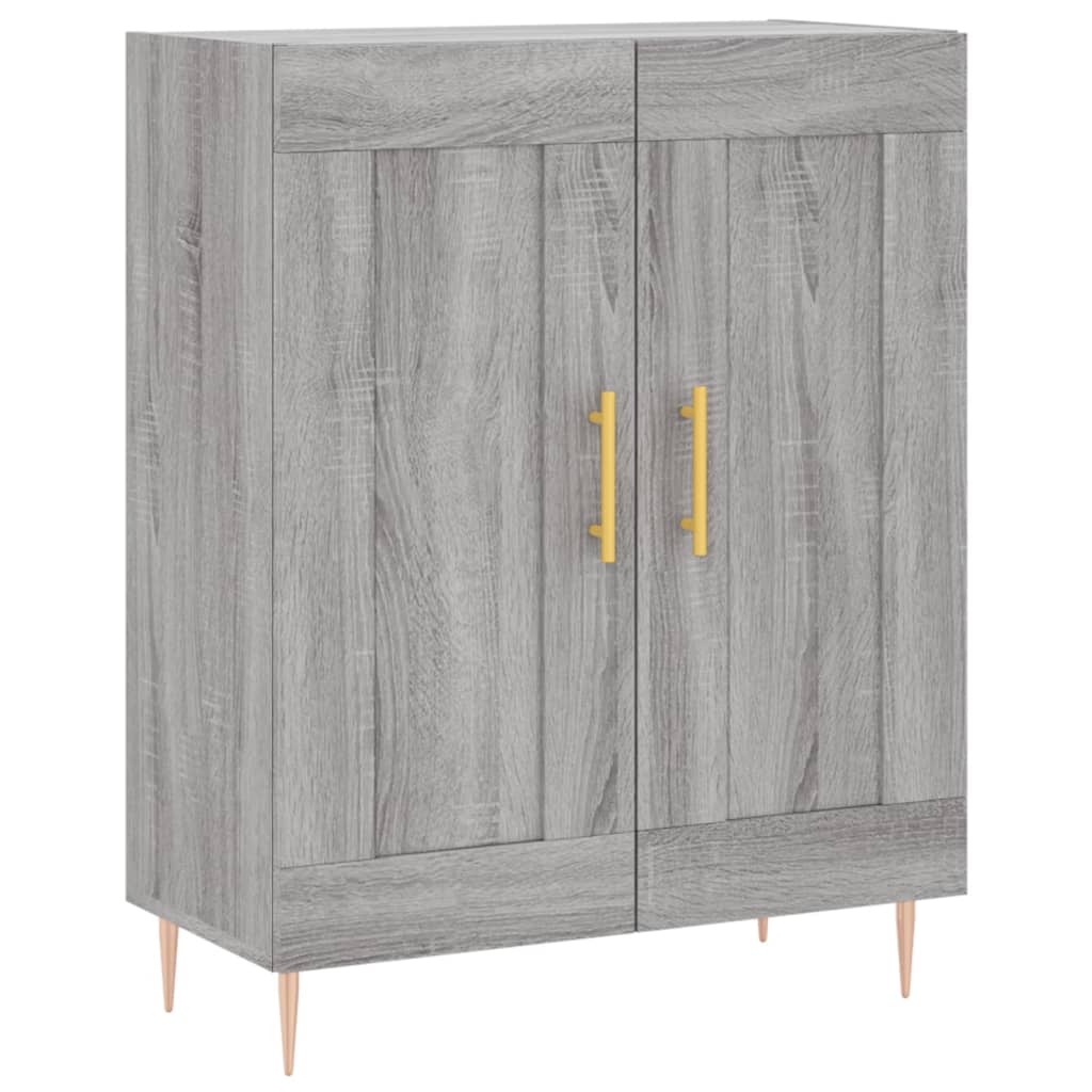 Ντουλάπι Γκρι Sonoma 69,5 x 34 x 180 εκ. Επεξεργασμένο Ξύλο