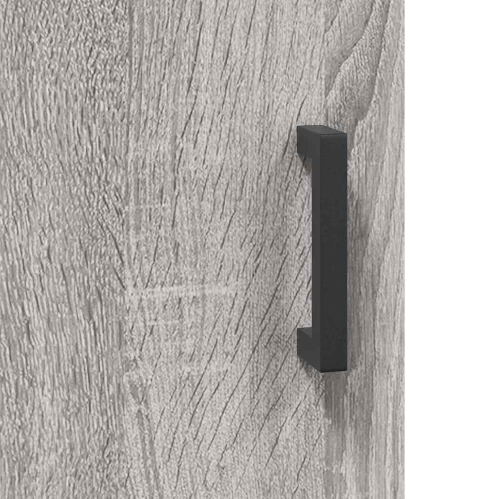 Ντουλάπι Γκρι Sonoma 69,5 x 34 x 180 εκ. Επεξεργασμένο Ξύλο