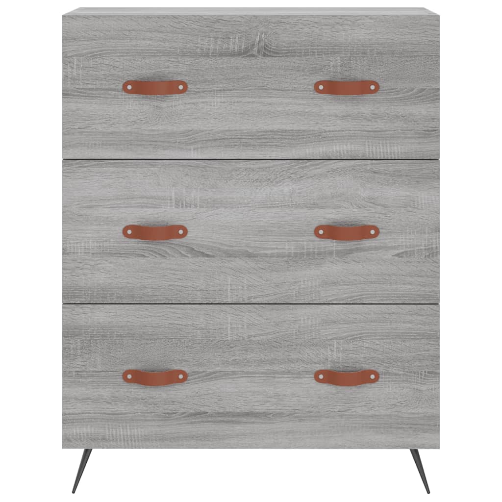 Ντουλάπι Γκρι Sonoma 69,5 x 34 x 180 εκ. Επεξεργασμένο Ξύλο