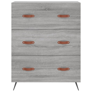 Ντουλάπι Γκρι Sonoma 69,5 x 34 x 180 εκ. Επεξεργασμένο Ξύλο
