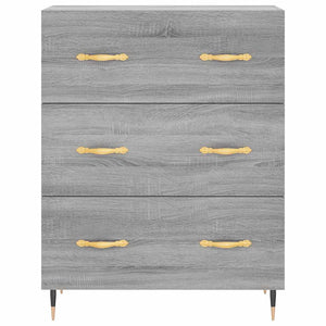 Ντουλάπι Γκρι Sonoma 69,5 x 34 x 180 εκ. Επεξεργασμένο Ξύλο