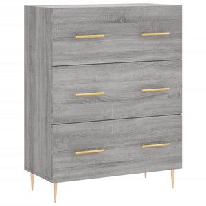 Ντουλάπι Γκρι Sonoma 69,5 x 34 x 180 εκ. Επεξεργασμένο Ξύλο