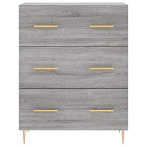 Ντουλάπι Γκρι Sonoma 69,5 x 34 x 180 εκ. Επεξεργασμένο Ξύλο