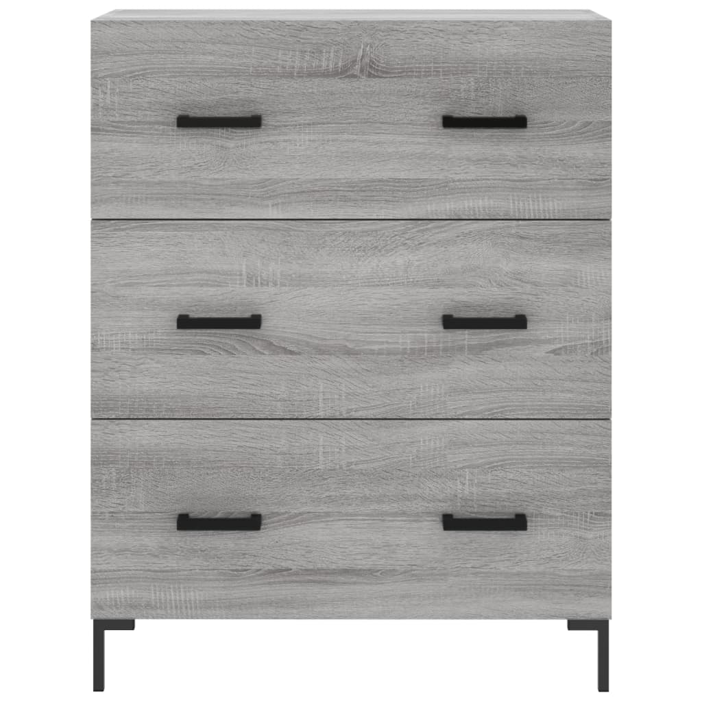 Ντουλάπι Γκρι Sonoma 69,5 x 34 x 180 εκ. Επεξεργασμένο Ξύλο