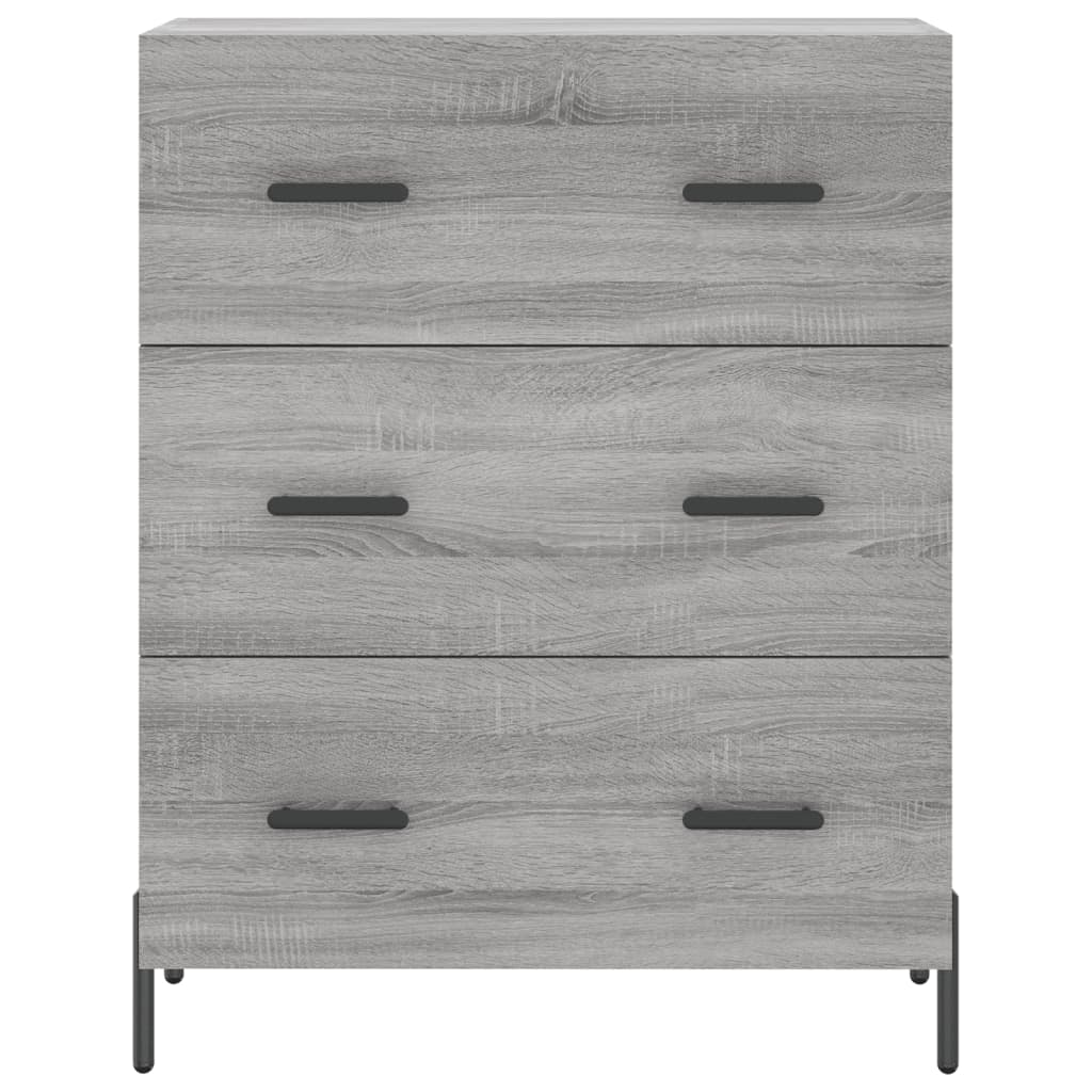 Ντουλάπι Γκρι Sonoma 69,5 x 34 x 180 εκ. Επεξεργασμένο Ξύλο - Pakobazaar