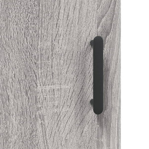 Ντουλάπι Γκρι Sonoma 69,5 x 34 x 180 εκ. Επεξεργασμένο Ξύλο - Pakobazaar