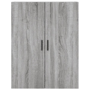 Ντουλάπι Γκρι Sonoma 69,5 x 34 x 180 εκ. Επεξεργασμένο Ξύλο