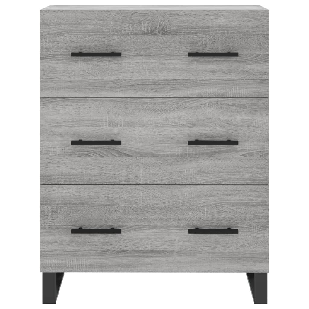 Ντουλάπι Γκρι Sonoma 69,5 x 34 x 180 εκ. Επεξεργασμένο Ξύλο - Pakobazaar