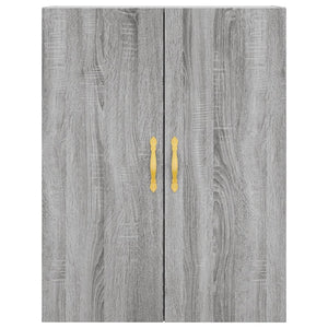 Ντουλάπι Γκρι Sonoma 69,5 x 34 x 180 εκ. Επεξεργασμένο Ξύλο
