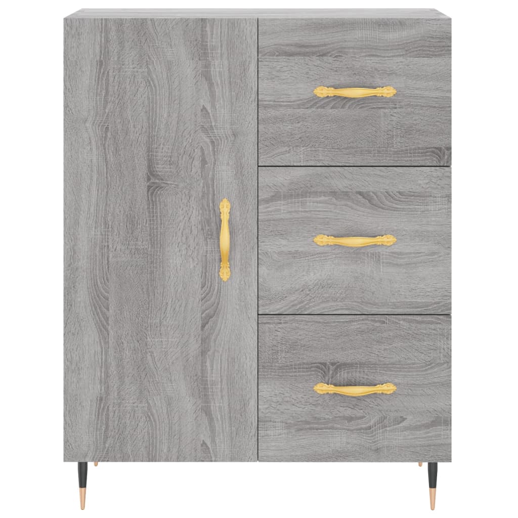 Ντουλάπι Γκρι Sonoma 69,5 x 34 x 180 εκ. Επεξεργασμένο Ξύλο