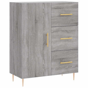 Ντουλάπι Γκρι Sonoma 69,5 x 34 x 180 εκ. Επεξεργασμένο Ξύλο