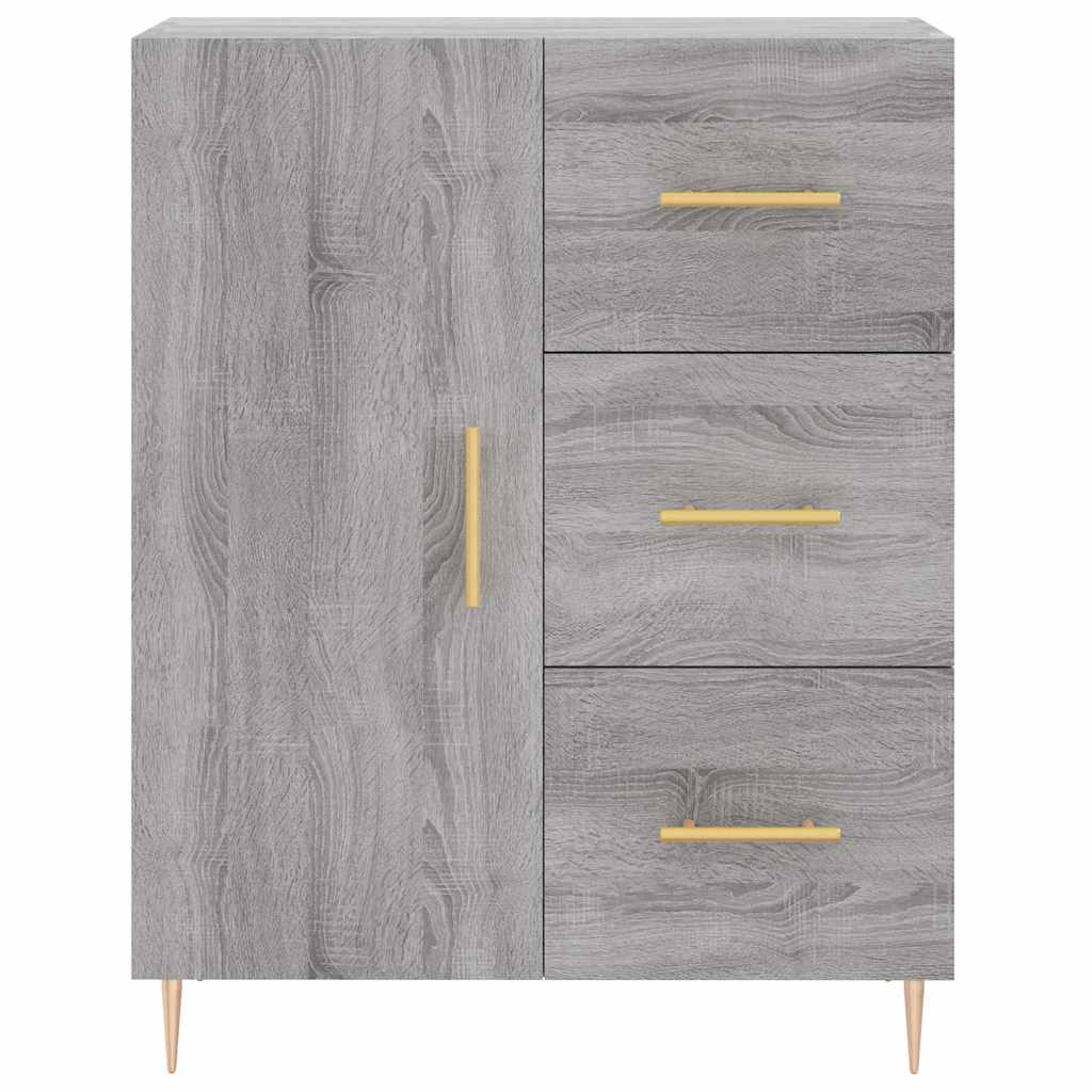 Ντουλάπι Γκρι Sonoma 69,5 x 34 x 180 εκ. Επεξεργασμένο Ξύλο