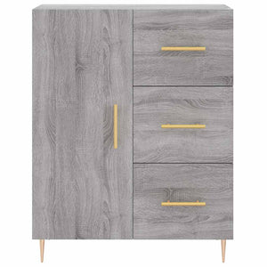 Ντουλάπι Γκρι Sonoma 69,5 x 34 x 180 εκ. Επεξεργασμένο Ξύλο