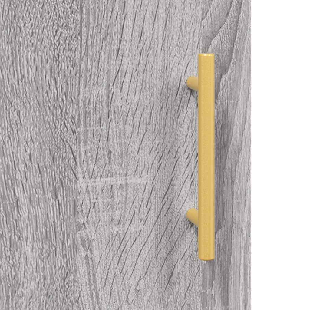 Ντουλάπι Γκρι Sonoma 69,5 x 34 x 180 εκ. Επεξεργασμένο Ξύλο