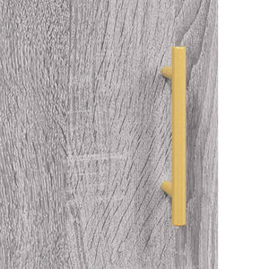 Ντουλάπι Γκρι Sonoma 69,5 x 34 x 180 εκ. Επεξεργασμένο Ξύλο