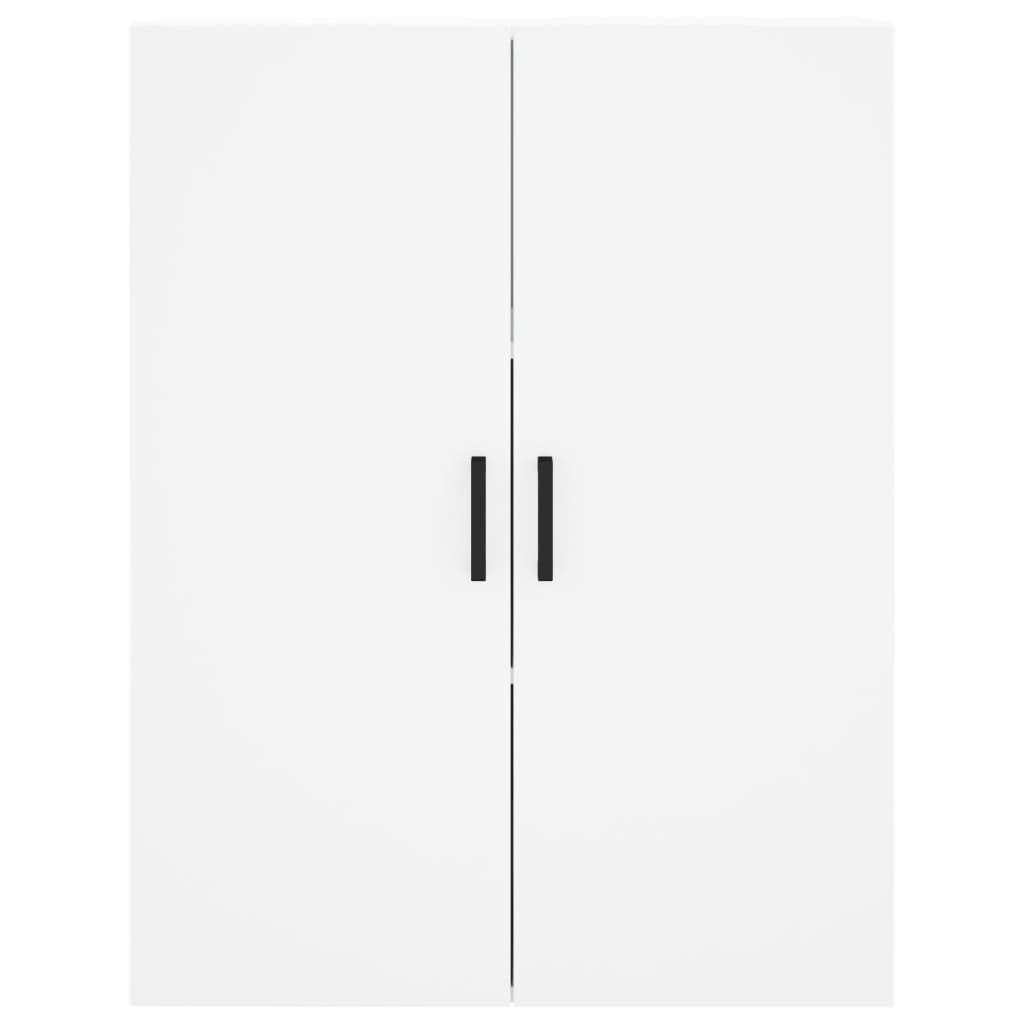 Ντουλάπι Λευκό 69,5x34x180 εκ. από Επεξεργασμένο Ξύλο - Pakobazaar