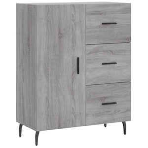 Ντουλάπι Γκρι Sonoma 69,5 x 34 x 180 εκ. Επεξεργασμένο Ξύλο