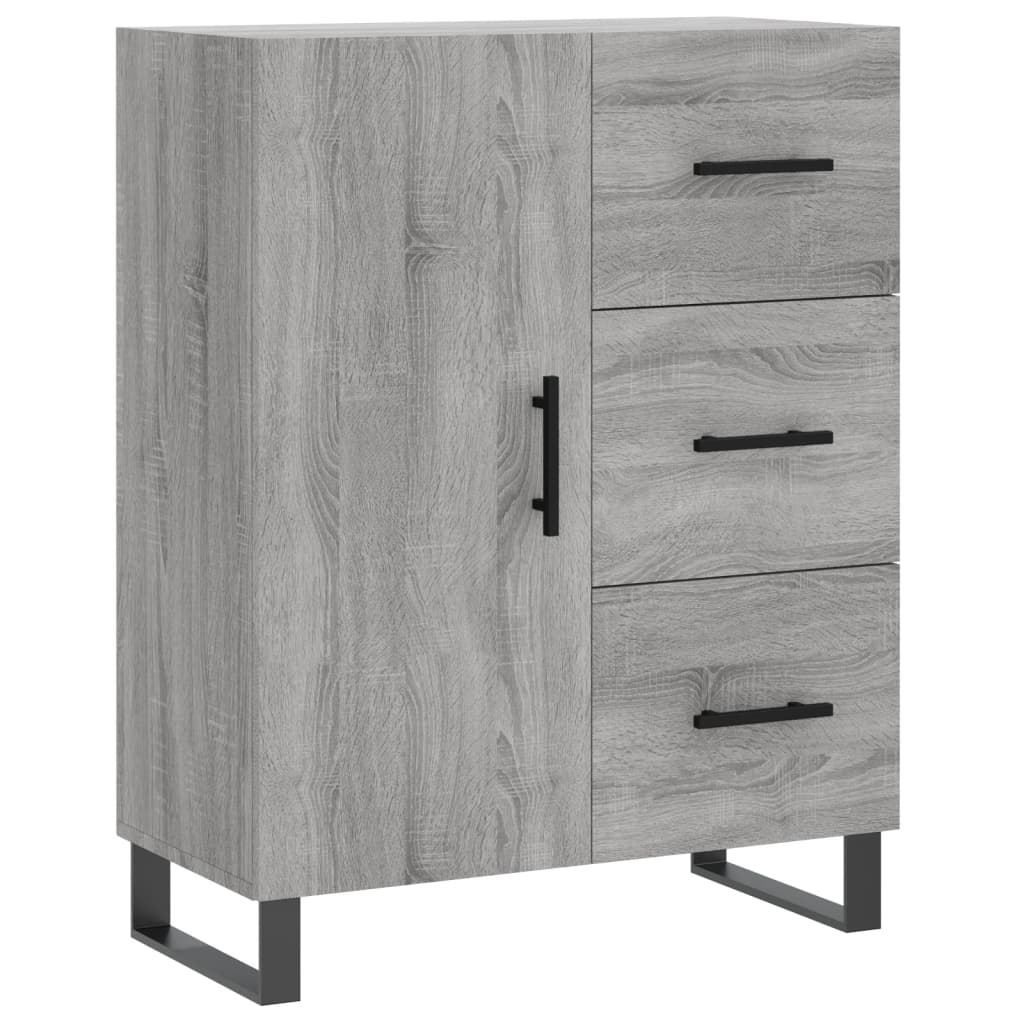 Ντουλάπι Γκρι Sonoma 69,5 x 34 x 180 εκ. Επεξεργασμένο Ξύλο