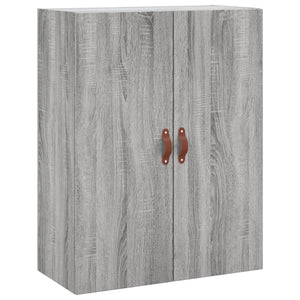 Ντουλάπι Γκρι Sonoma 69,5 x 34 x 180 εκ. Επεξεργασμένο Ξύλο