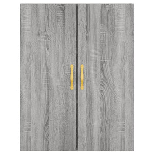 Ντουλάπι Γκρι Sonoma 69,5 x 34 x 180 εκ. Επεξεργασμένο Ξύλο
