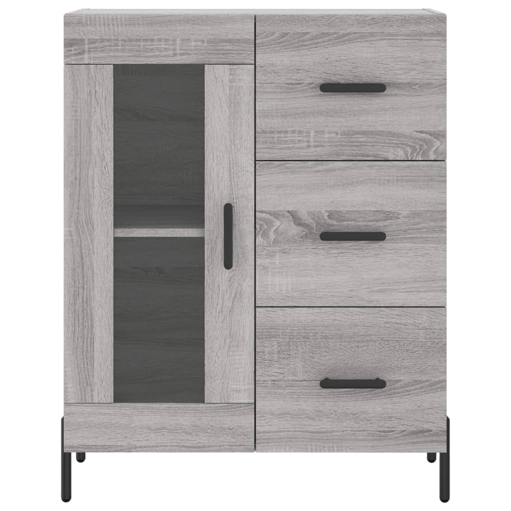 Ντουλάπι Γκρι Sonoma 69,5 x 34 x 180 εκ. Επεξεργασμένο Ξύλο
