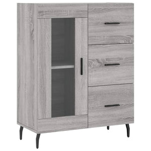 Ντουλάπι Γκρι Sonoma 69,5 x 34 x 180 εκ. Επεξεργασμένο Ξύλο