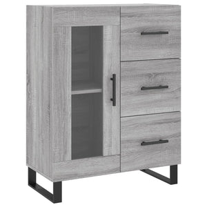 Ντουλάπι Γκρι Sonoma 69,5 x 34 x 180 εκ. Επεξεργασμένο Ξύλο
