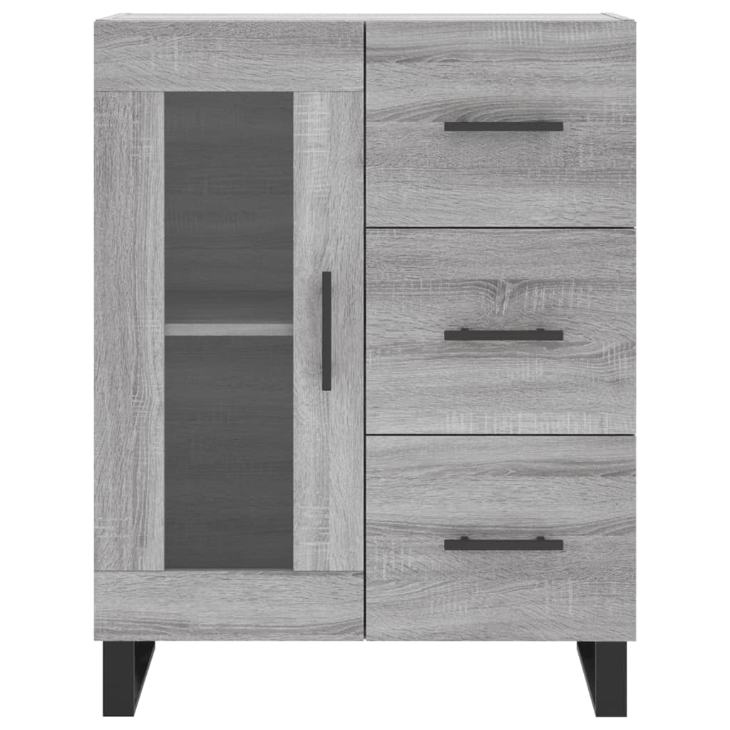 Ντουλάπι Γκρι Sonoma 69,5 x 34 x 180 εκ. Επεξεργασμένο Ξύλο