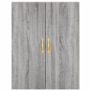 Ντουλάπι Γκρι Sonoma 69,5 x 34 x 180 εκ. Επεξεργασμένο Ξύλο