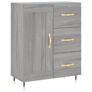 Ντουλάπι Γκρι Sonoma 69,5 x 34 x 180 εκ. Επεξεργασμένο Ξύλο