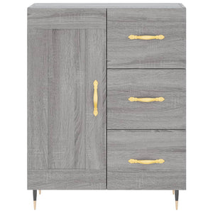 Ντουλάπι Γκρι Sonoma 69,5 x 34 x 180 εκ. Επεξεργασμένο Ξύλο