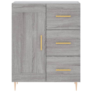 Ντουλάπι Γκρι Sonoma 69,5 x 34 x 180 εκ. Επεξεργασμένο Ξύλο - Pakobazaar