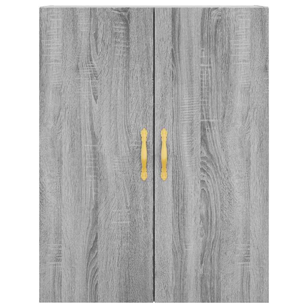 Ντουλάπι Γκρι Sonoma 69,5 x 34 x 180 εκ. Επεξεργασμένο Ξύλο