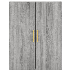 Ντουλάπι Γκρι Sonoma 69,5 x 34 x 180 εκ. Επεξεργασμένο Ξύλο