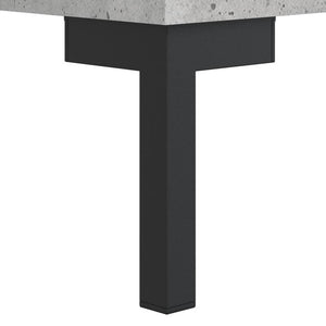 Ντουλάπι Γκρι Σκυροδέματος 69,5x34x180 εκ. Επεξεργασμένο Ξύλο