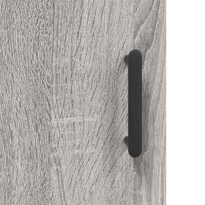 Ντουλάπι Γκρι Sonoma 69,5 x 34 x 180 εκ. Επεξεργασμένο Ξύλο