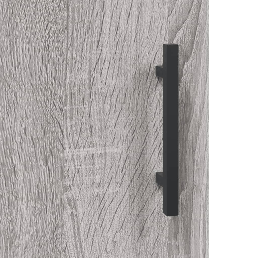 Ντουλάπι Γκρι Sonoma 69,5 x 34 x 180 εκ. Επεξεργασμένο Ξύλο